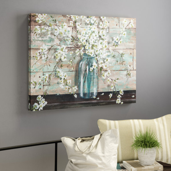Laurel Foundry Modern Farmhouse 'Blossoms in Mason Jar